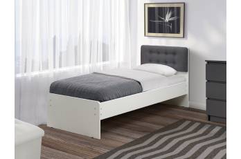 Кровать одинарная №6  900х1900 с мягкой спинкой