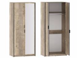 Шкаф для одежды Фолк НМ 014.03 фасад с зеркалом