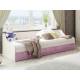 Кровать с ящиками Буратино розовый