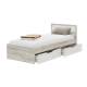 Кровать КР 607 с ящиками Гармония Крафт