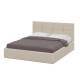 Кровать двойная №4 1600 мм мягкая бежевый