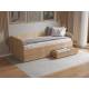Кровать-софа с ортопедическим основанием КС09 дуб сонома
