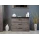 Комод малый NEW Денвер Риббек серый