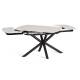 Стол обеденный Winston Винстон глянцевая белый/черный
