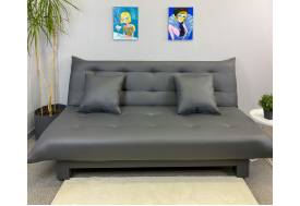 Диван Поло Стайл кожзам Dark Grey
