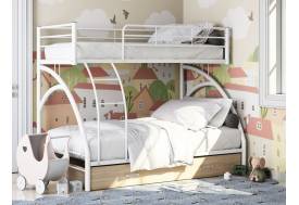 Двухъярусная кровать Виньола-2 Я белая