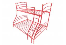 Кровать двухъярусная Глория красная