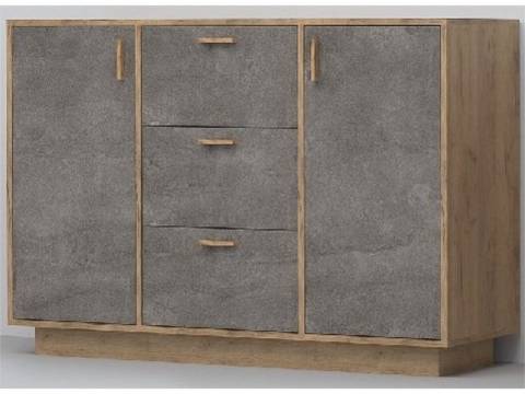 Комод Эго К-2 камень темный цоколь