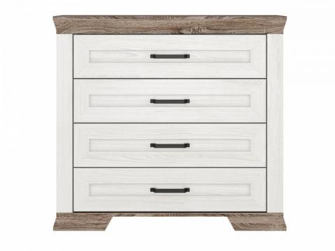 Комод KOM4S Марсель ясень снежный