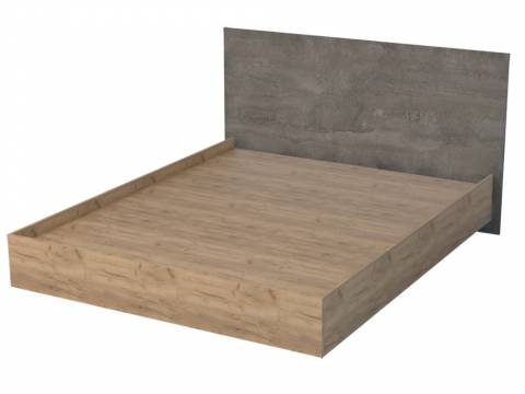 Кровать Эго арт. 031 1400 камень темный