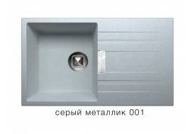 Кухонная мойка Tolero Loft TL750 Серый металлик 001