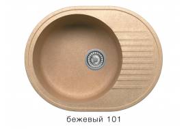 Кухонная мойка Tolero R-122 Бежевый 101