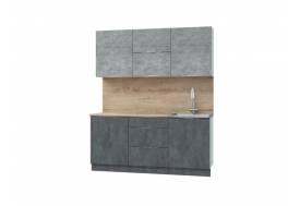 Кухонный гарнитур Асти Бетон 1800