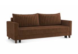 Диван ЕвроМагнат велюр тенерифе шоколад