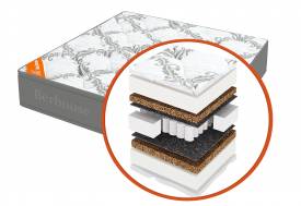 Матрас Mega холкон-кокос TFK Gray Night 140х200