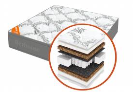 Матрас Mega кокос 10 TFK Gray Night 90х195