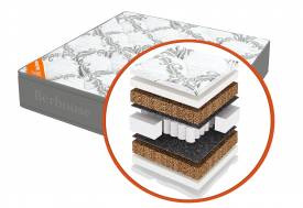 Матрас Mega кокос 20 TFK Gray Night 90х195