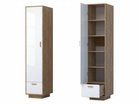 Пенал Эго П-1 белый глянец цоколь