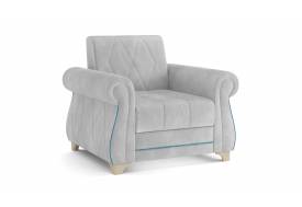 Кресло для отдыха Порто велюр тенерифе грэй