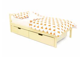 Кровать Svogen classic с ящиками бежевый