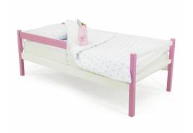 Кровать-тахта Svogen с бортиком лаванда-белый