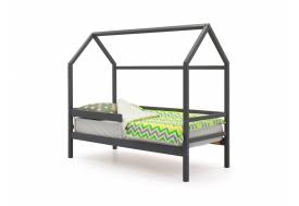 Кровать-домик Svogen с бортиком графит