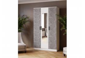 Шкаф комбинированный Ларс 1200 белый-ателье светлое