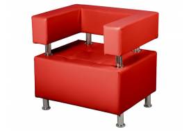 Кресло Райли Кожзам Красный