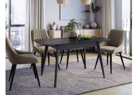 Стол раздвижной Прайм 1200/1520 Черный Тунис