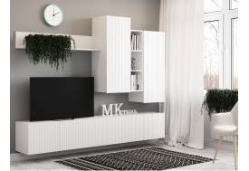 Стенка НМ-001 Сканди МДФ фасад белый