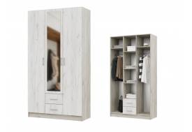 Шкаф трехстворчатый ШК 601 М Трио Крафт