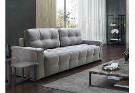 Диван Симпл Клетка Vivaldi серый велюр