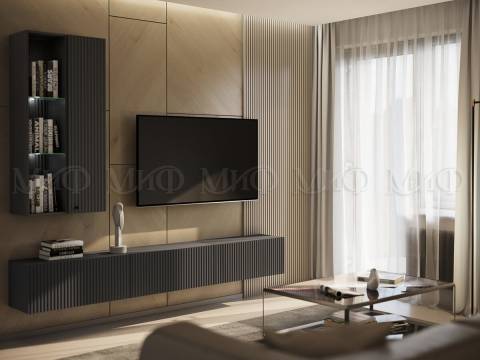 Гостиная Оливия Графит Софт