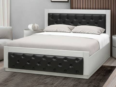 Кровать Венеция 13.3 1400 основание ладе кожзам венге