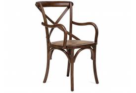 Стул с подлокотниками Cross mod.CB2008 Темный Орех