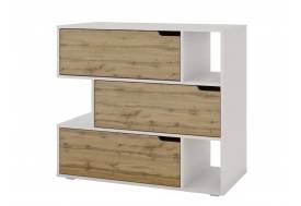 Комод Харви белый/вотан