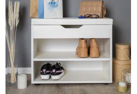 Обувница Liga с откидной крышкой 615 Белый