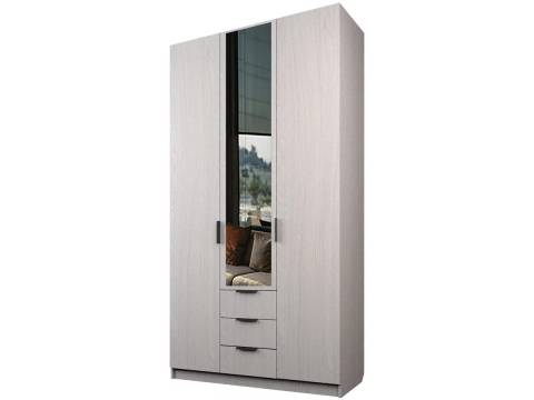 Шкаф с 3 ящиками Экон ЭШ3-РП-23-12-3я одно зеркало