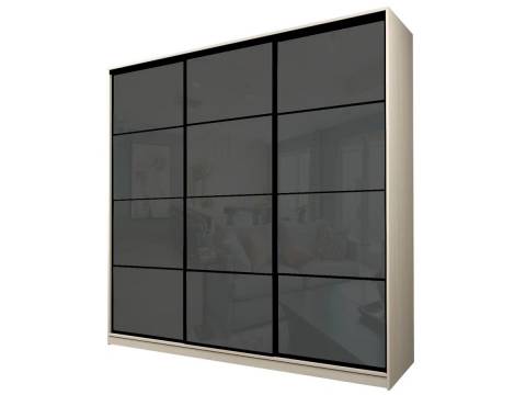 Шкаф-купе Max МШ-23-6-27/2-222 пленка Oracal темно-серая