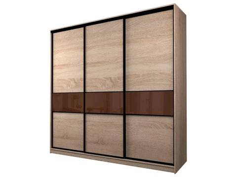 Шкаф-купе Max МШ-25-6-24/2-999 пленка Oracal шоколад