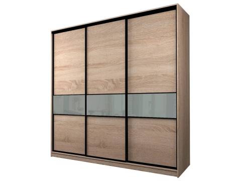 Шкаф-купе Max МШ-27-6-27-999 пленка Oracal светло-серая