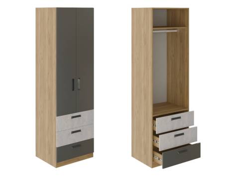 Шкаф с ящиками Дуглас модуль 4