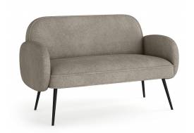 Диван 2-х местный Флеминг велюр барни какао