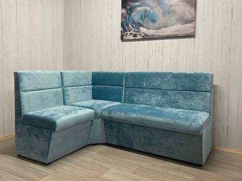 Кухонный уголок Уют Высокий сектор ткань Candy 17