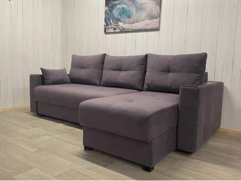 Диван Комфорт-3 ПБ+МДФ Тик-Так велюр Monaco 8