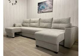 Диван Комфорт-6 ПБ+МДФ модульный 1К-2-1К ткань Comfort 08