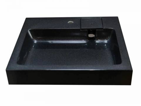 Раковина над стиральной машиной Star 55 MySpace Черный металлик