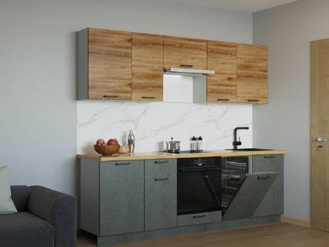 Кухонный гарнитур 37 Лофт 2450 мм