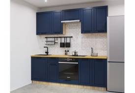 Кухонный гарнитур арт 6 Океания Кристалл 2400 мм