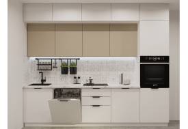 Кухонный гарнитур арт 21 Фаска Тальк Пикрит 3000 мм